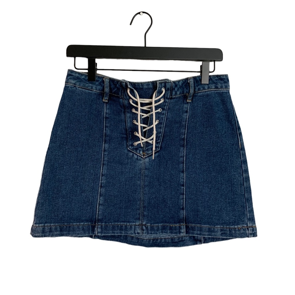 Kendall & Kyle Denim Micro Mini Skirt